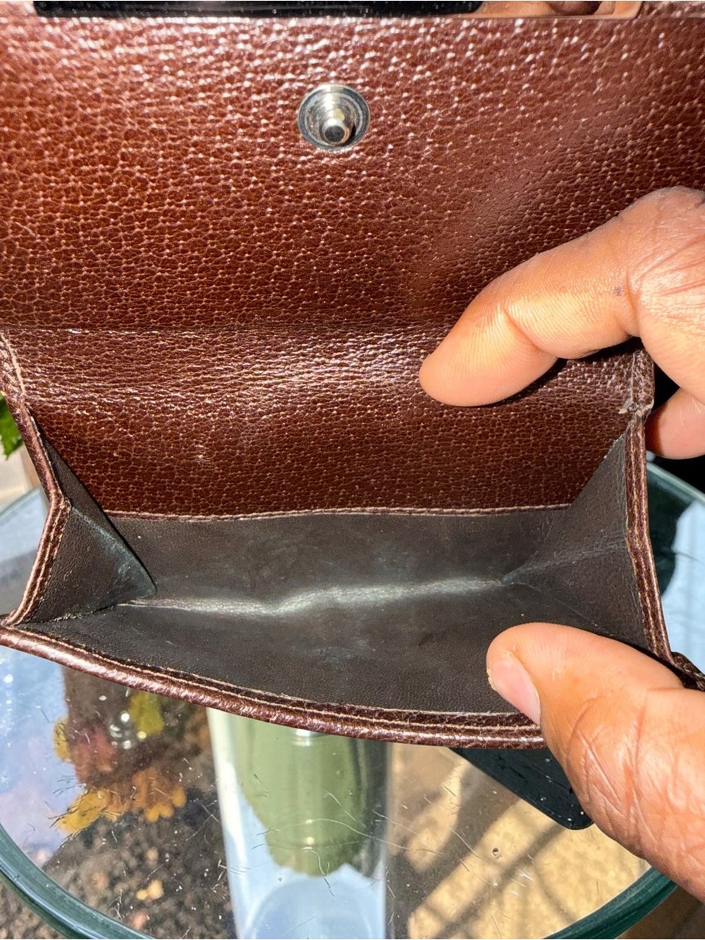 Gucci Beige GG Supreme Canvas Trifold Wallet with Silver Accents EUC - Picture 6 of 15